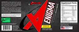 Label for Enigma Passion Fruit