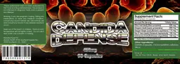 Label for Candida Defense