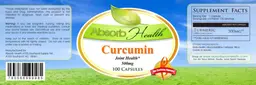 Label for Curcumin 500 mg
