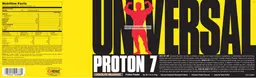Label for Proton 7 Chocolate Milkshake