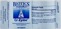 Label for Cr-Zyme