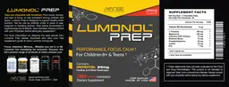 Label for Prep Orange Flavor