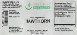 Label for Hawthorn
