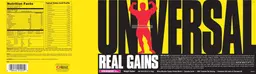 Label for Real Gains Strawberry Ice Cream