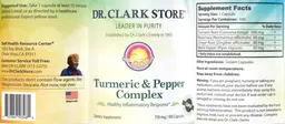 Label for Turmeric & Pepper Complex 710 mg