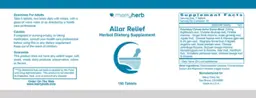 Label for Allar Relief