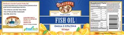 Label for Fresh Catch Fish Oil Orange Flavor