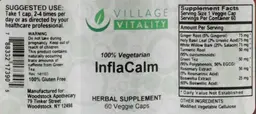 Label for InflaCalm