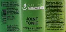Label for Joint Tonic