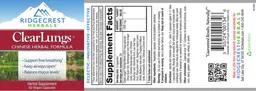 Label for ClearLungs
