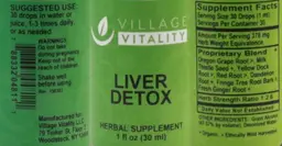 Label for Liver Detox