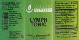 Label for Lymph Tonic