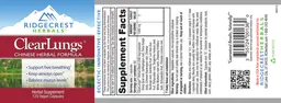 Label for ClearLungs