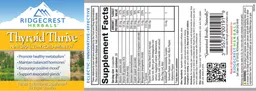 Label for Thyroid Thrive