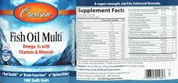 Label for Fish Oil Multi