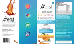 Label for High Grade Full Spectrum Cannabinoids Orange Blossom