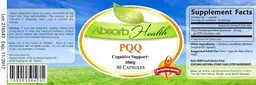 Label for PQQ 20 mg