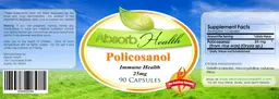 Label for Policosanol 25 mg