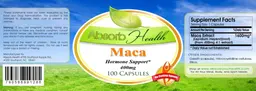 Label for Maca 400 mg
