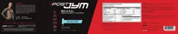 Label for Post JYM BCAAs+ Recovery Matrix Blue Arctic Freeze