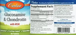 Label for Glucosamine & Chondroitin