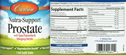 Label for Nutra-Support Prostate