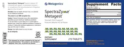 Label for SpectraZyme Metagest