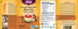 Label for Caramel Apple Spice Slim Life