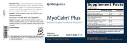 Label for MyoCalm Plus