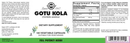 Label for Gotu Kola