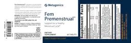 Label for Fem Premenstrual