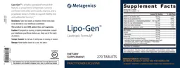 Label for Lipo-Gen
