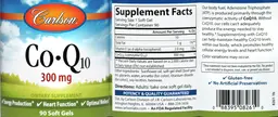 Label for Co-Q10 300 mg
