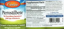 Label for Pterostilbene