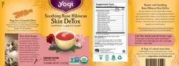 Label for Soothing Rose Hibiscus Skin DeTox
