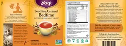 Label for Soothing Caramel Bedtime