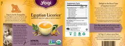 Label for Egyptian Licorice