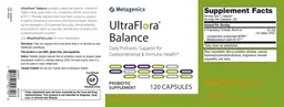 Label for UltraFlora Balance