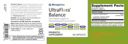 Label for UltraFlora Balance