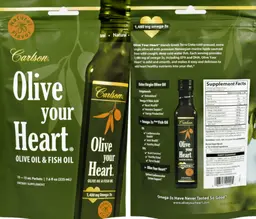 Label for Olive Your Heart Natural Flavor