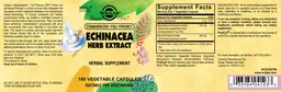 Label for Echinacea Herb Extract