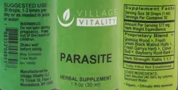 Label for Parasite