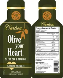 Label for Olive your Heart Natural Flavor