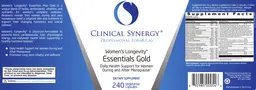 Label for Women's Longevity Essentials Gold
