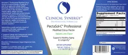 Label for PectaSol-C Professional Modified Citrus Pectin Natural Lime Flavor