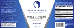 Label for PectaSol-C Professional