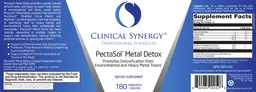 Label for PectaSol Metal Detox