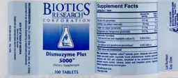 Label for Dismuzyme Plus 5000