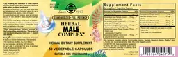 Label for Herbal Male Complex