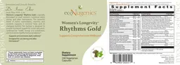 Label for Women's Longevity Rhythms Gold